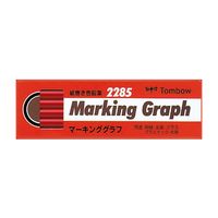 トンボ鉛筆 マーキンググラフ 赤 2285-25 1ダース(12本入)