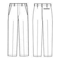 ナガイレーベン 男子ズボン （メンズパンツ） 医療白衣 ホワイト 82cm ET-280