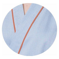 ナガイレーベン 患者衣じんべい型 ブルーL SG-1441 1枚