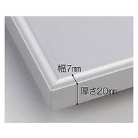 ワンロックフレーム　A2　シルバー　20369635　3枚　アートプリントジャパン