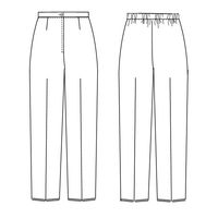 ナガイレーベン パンタロン ホワイトS TS-2088 1枚　白衣