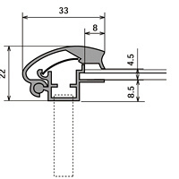 ベルク　ポスターパネル ゴールド A1　338 G A1　（直送品）