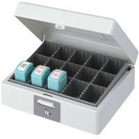 シャチハタ スチール印箱 中型 IBS-02