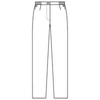 フォーク　女子パンツ　2917　ホワイト　EL　　白衣（直送品）