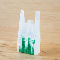 アスクル　中身が透けにくい　ケアルックデザイン　レジ袋　グリーン　20号　1袋（100枚入）  オリジナル