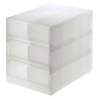 無印良品 ポリプロピレン 小物収納ケース 引出２個３段 1セット（6個：3個入×2箱） 良品計画