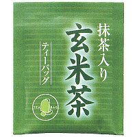 ハラダ製茶 徳用抹茶入玄米茶ティーバッグ 1ケース(300バッグ:50バッグ入×6箱)