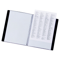 リヒトラブ　クリヤーブック　A4タテ　10ポケット　黒　G3200-24　1箱（10冊入）
