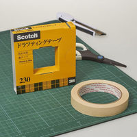 スリーエム(3M) スコッチ ドラフティングテープ 製図用 マスキング 幅18mm×長さ30m 1箱（10巻入） 230-3-18