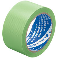 現場のチカラ 貼ってはがせる養生テープ 若葉色 幅50mm×長さ25m 寺岡製作所 1セット（90巻入）  オリジナル