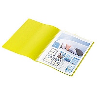 リヒトラブ　クリヤーブック（スリム）10P　黄緑　N7110ー6　業パ　1箱（20冊入）　（直送品）