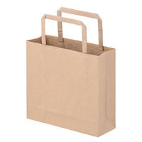 【復活特別価格】平紐 クラフト紙手提袋ベーシック 180×165×60 茶 1セット（900枚：300枚入×3箱） オリジナル