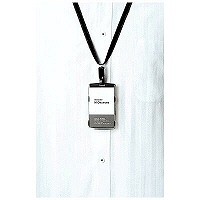 ソニック　IDハードケース＆ストラップ　タテ型　ブラック　AL-847-D　1セット　（直送品）