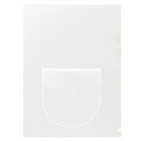 プラス ディスクポケット付ホルダー 88242 1セット(1袋(10枚)×40)（直送品）