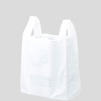 国産レジ袋　乳白　60号　1セット（6000枚：1000枚入×6袋）　福助工業  オリジナル