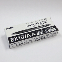 ぺんてる ビクーニャ エックス 0.7mm 黒 BX107A-A 1箱（10本入）