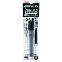 ぺんてる 油性ペン ノック式ハンディ PentelPEN （中字/太字）用交換カートリッジ 黒 XNR4-A 1箱（10本入）