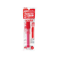 ぺんてる 油性ペン ノック式ハンディ PentelPEN （中字/太字）用交換カートリッジ 赤 XNR4-B 1箱（10本入）