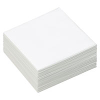 イデシギョー 植林木4つ折り 紙ナプキン 白無地 1箱（10000枚：125枚入×80袋）