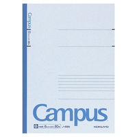 キャンパスノート　セミB5　80枚　B罫6mm　5冊　コクヨ　ノ-8BN