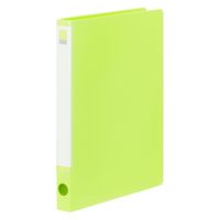 Matakul 丸型ツイストリングファイル 背幅27mm グリーン 表紙部分に使用済みクリアホルダーからつくった再生材30％配合 30冊 オリジナル