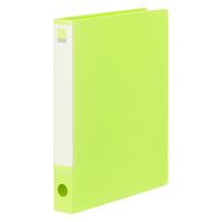 Matakul 丸型ツイストリングファイル 背幅36mm グリーン 表紙部分に使用済みクリアホルダーからつくった再生材30％配合 30冊 オリジナル