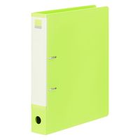 Matakul D型ツイストリングファイル 背幅47mm グリーン 表紙部分に使用済みクリアホルダーからつくった再生材30％配合 30冊 オリジナル