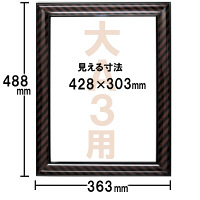 アートプリントジャパン 大A3額金ラック 1セット（5枚）