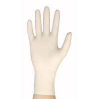 リーブル　バリアローブ No.2410 ラテックス手袋 ハイグリップ　パウダーフリー　Mサイズ　1箱（100枚入）（使い捨てグローブ）