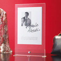 クルーズ　アクリル製　両面用（T型）サインホルダー　カード立て　セパレートタイプ　A3　5個