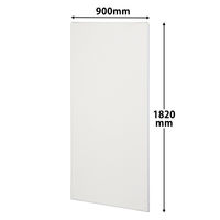 トーカイスクリーン E-placeパネル クロスタイプ 幅900mm高さ1870mm用 オフホワイト 1枚（取寄品）