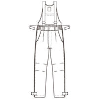 アイトス　防寒サロペット　イエロー　AZ6064-019-L　（直送品）