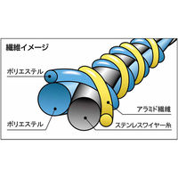 インナー手袋　ケミスターワイヤーフィット　No.521　Lサイズ　1双　ショーワグローブ