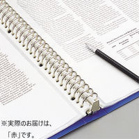 クリヤーブック 差し替え式 30穴 A4タテ 35ポケット 背幅50mm 赤 G3803-3 リヒトラブ