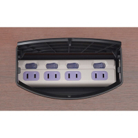 プラス TMユニットテーブル2 ダークウォルナット 幅1200×奥行600×高さ720mm 1台（2梱包）（取寄品）