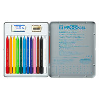 サクラクレパス クーピーペンシル12色セット 缶入り 1パック  色鉛筆　FY12