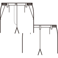 AITOZ（アイトス） ナースパンツ（ストレート） 女性用 ホワイト LL 861356-001　白衣