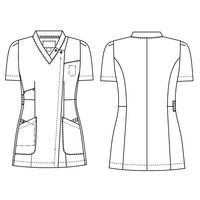 ナガイレーベン カ】MLー1122 ターコイズ M ML-1122 1枚　スクラブ