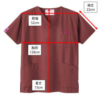 フォーク カラースクラブ マルサラ LL 7000sc-21-LL 1枚　スクラブ