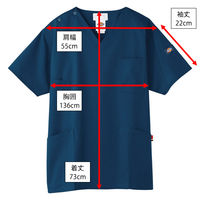 フォーク ディッキーズ スクラブ シールズ 3L 7033SC-7 1枚　スクラブ（直送品）