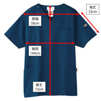 フォーク ディッキーズ スクラブ シールズ 4L 7033SC-7 1枚　スクラブ（直送品）