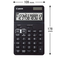 キヤノン　実務電卓　ブラック　卓上　KS-1220TU-BK