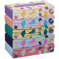 アスクル　オリジナルティッシュ　かどまる　BUGSFUN　1パック（5箱入） オリジナル