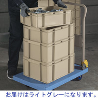 【コンテナ】 アスクル 「現場のチカラ」 サンボックス＃28-2 ライトグレー 25.8L 1セット（10個：5個入×2箱）  オリジナル