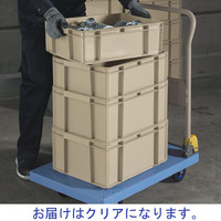 【コンテナ】 アスクル 「現場のチカラ」 サンボックス＃40 クリア 39.4L 1セット（8個：4個入×2箱）  オリジナル