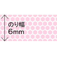 テープのり使いきり ASKUL×PLUS　ドットタイプ8m　ピンク　アスクル オリジナル