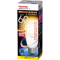 東芝ライテック　LED電球（全方向タイプ）　LDT8L-G/S/60W