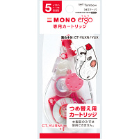 トンボ鉛筆【MONO】修正テープ モノエルゴ 5mm幅 詰め替えカートリッジ CT-YURN5 1個