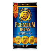 【缶コーヒー】サントリー プレミアムBOSS（ボス） 185g 1セット（60缶）