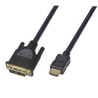 Vodaview　変換ケーブル　HDMI[オス]-DVI-D18ピン[オス]　3m/ブラック　VV-HDDV030CA-B